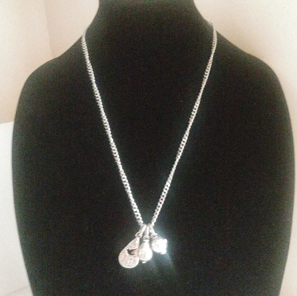 Ed Hardy Stainless Steel Chain with 3 Brighton Charms - Picture 3 of 8